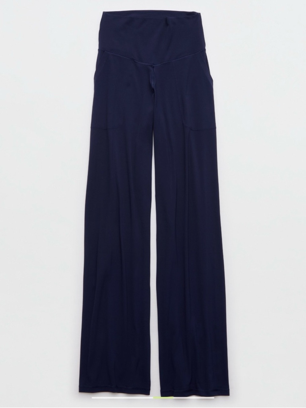 OFFLINE by Aerie Real Me Xtra Trouser High Rise Wide Leg Navy Blue Medium